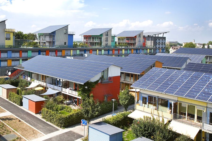 Solar Settlement en Friburgo Alemania